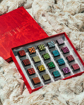 Signature Chocolate Truffles Gift Box - 20 Piece Luxe Palms