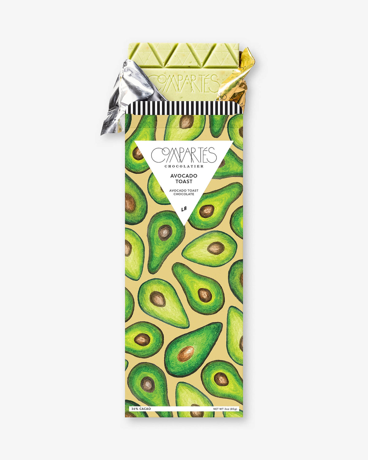 Avocado Toast Chocolate Bar - Fancy Avocado Chocolate by Compartes