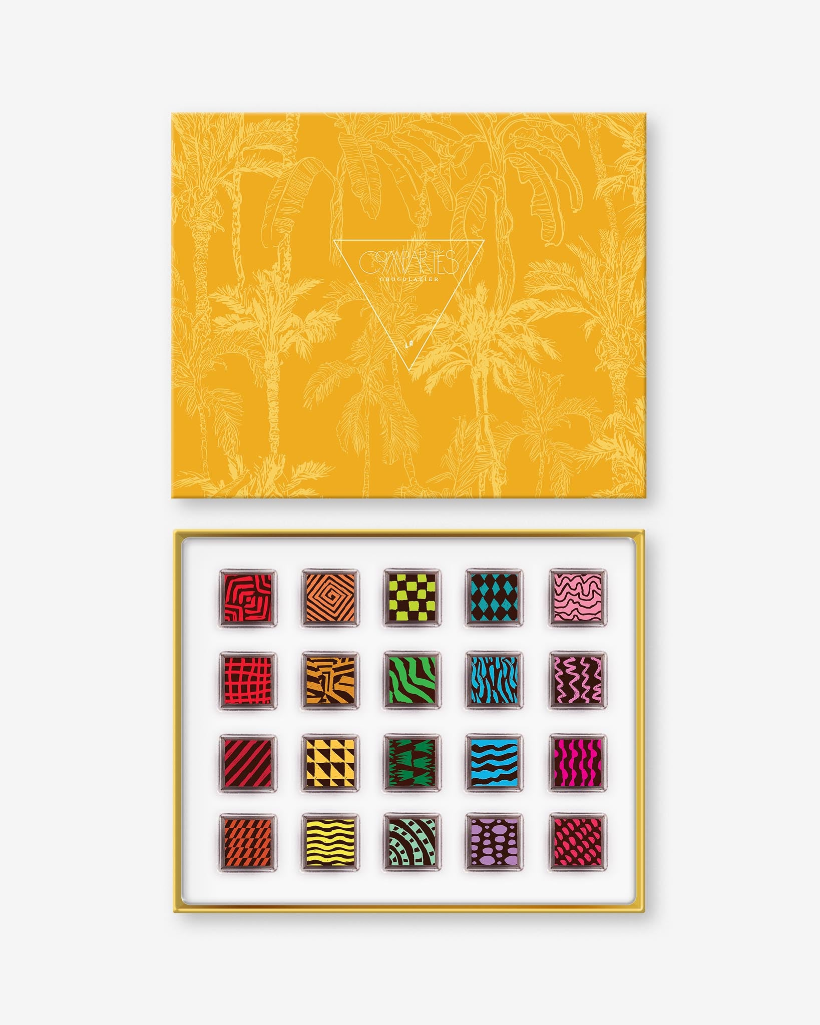 Signature Chocolate Truffles Gift Box - 20 Piece Luxe Palms