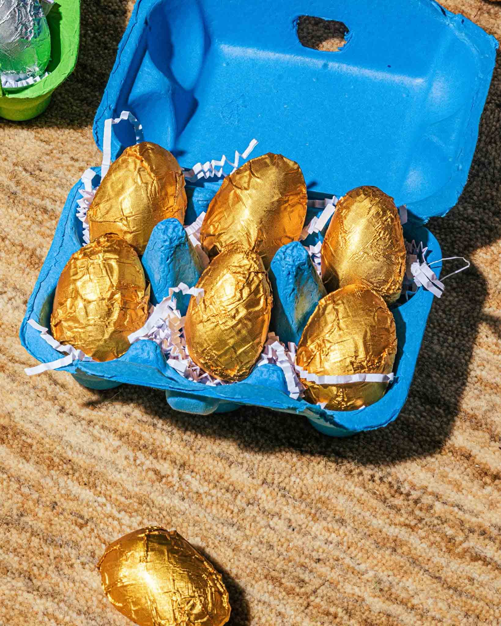 Peanut Butter Chocolate Eggs Carton