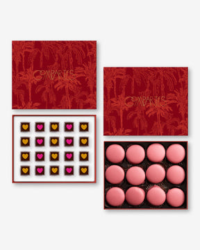 Gourmet Chocolate Gift Box Set - Luxury Chocolate Truffles and Classic Chocolate Assortment - Compartes Los Angeles