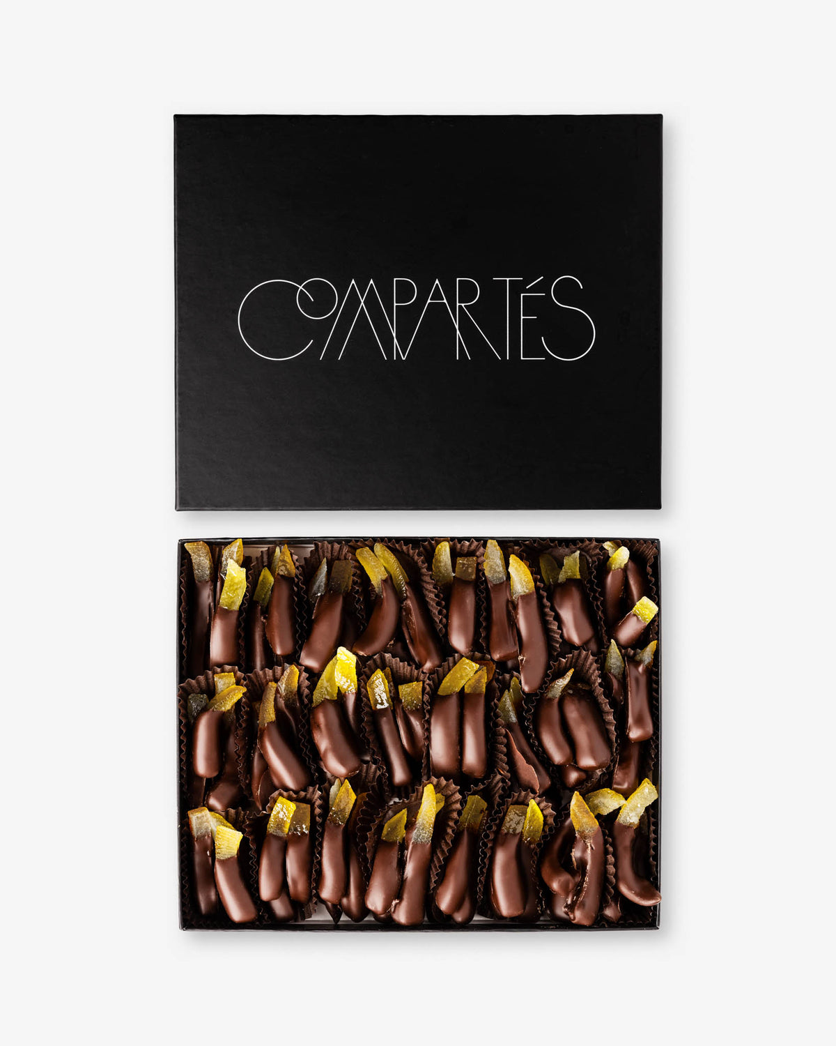 Gourmet Chocolate Gift Box - Luxury Dark Chocolate Covered Fruits - Lemon Peel Chocolates