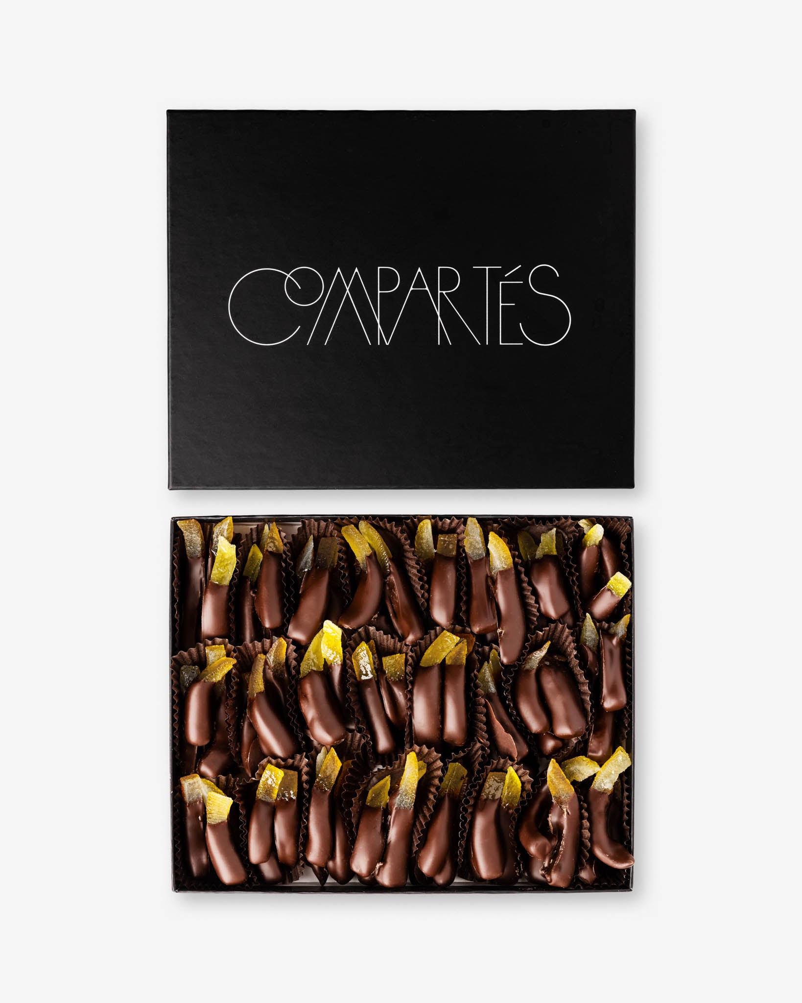 Gourmet Chocolate Gift Box - Luxury Dark Chocolate Covered Fruits - Lemon Peel Chocolates